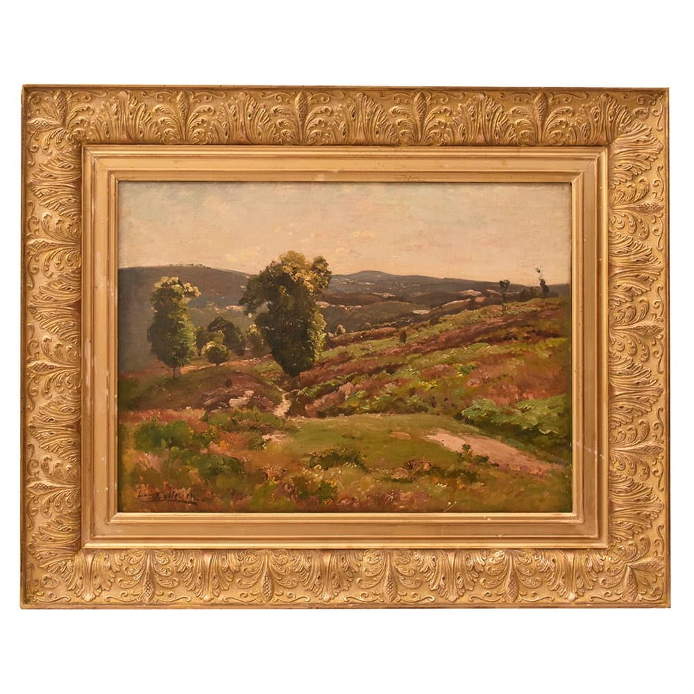 QP773 1a antique oil painting landscape natural painting XIX.jpg